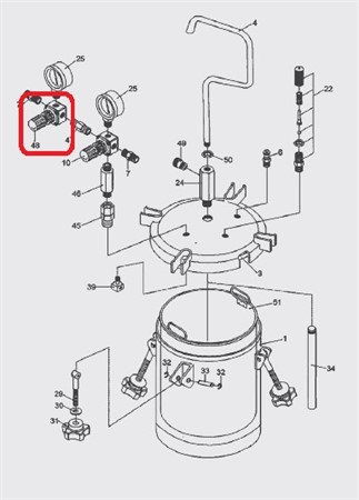 Pressure Regulator (for gun)